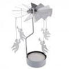 Romantic Candle Holders Revolving Door Windmill Rotation