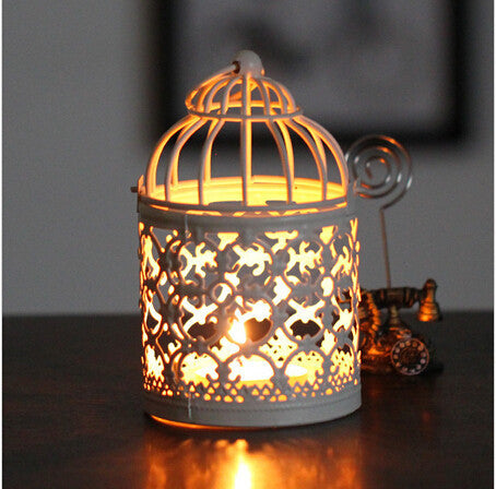 Decorative Moroccan Lantern Votive Candle Holder