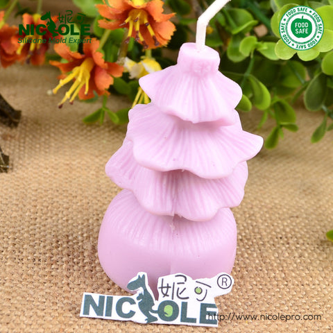 Christmas Decorations Cheap Silicone Mold For Candle